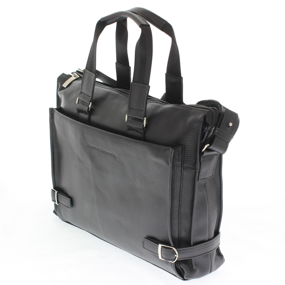 Портфель мужской кожа Maxsimo Tarnavsky 1015 чёрный флотер Портфель мужской кожа Maxsimo Tarnavsky 1015 чёрный флотер