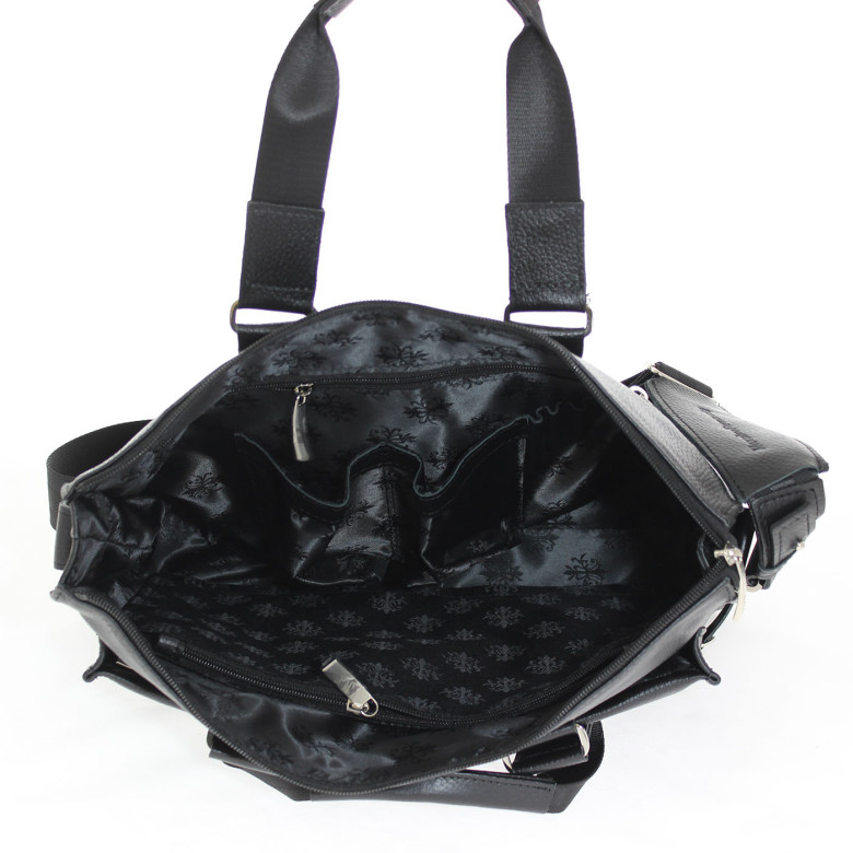 Портфель мужской кожа Maxsimo Tarnavsky 1015 чёрный флотер Портфель мужской кожа Maxsimo Tarnavsky 1015 чёрный флотер