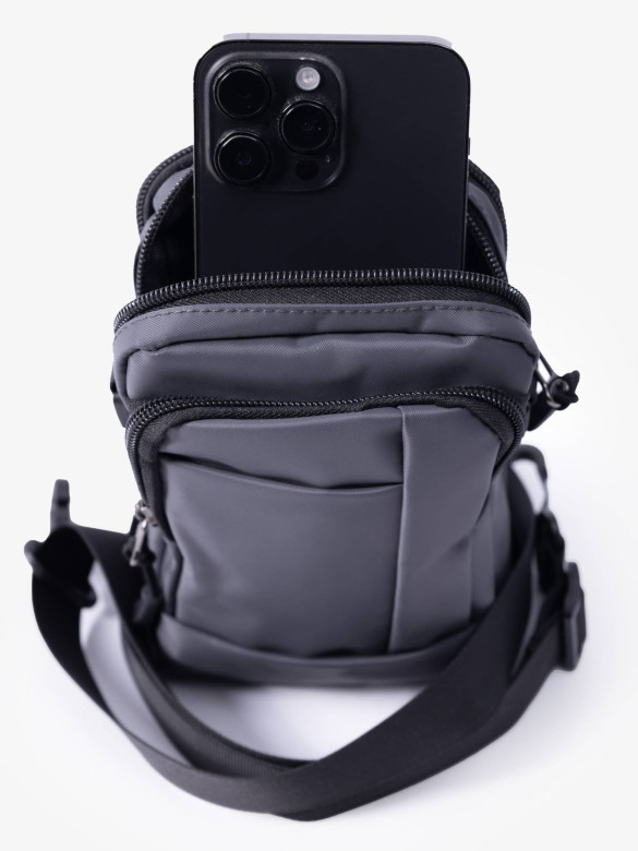 Сумка Aotian, Б 61039 серая Сумка Aotian, Б 61039 серая