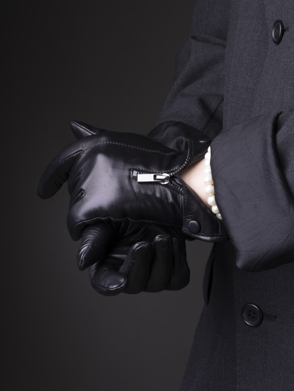 Перчатки женские Fioretto 200417 черные Перчатки женские Fioretto 200417 черные