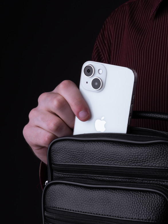 Сумка мужская Baggins 721 черная Сумка мужская Baggins 721 черная