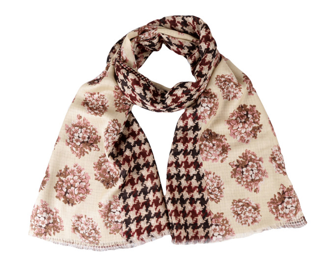 Шарф женский Leo Ventoni KE141502-2 бежевый Шарф женский Leo Ventoni KE141502-2 бежевый