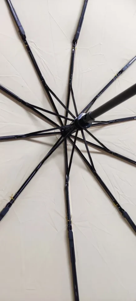 Зонт женский EuroClim 1843 "Коты", бежевый, полный автомат