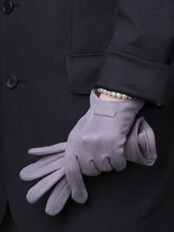 Перчатки женские Baggins 6026-1 т.бежевые