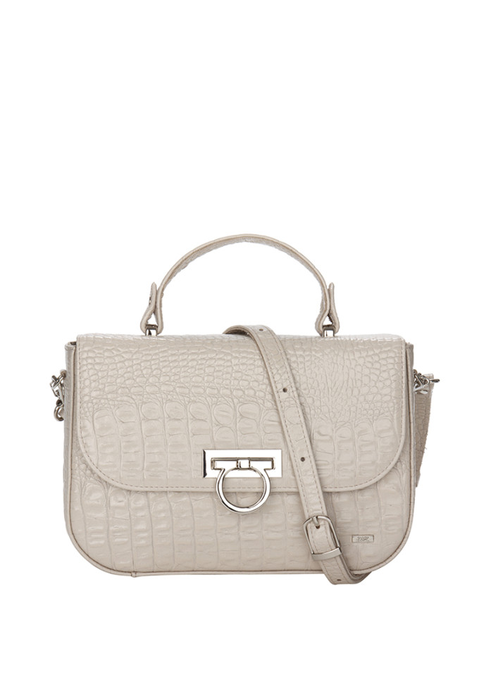 Сумка Esse 78734 МЕГАН АЙВОРИ кожа кайман кремовая Сумка Esse 78734 МЕГАН АЙВОРИ кожа кайман кремовая