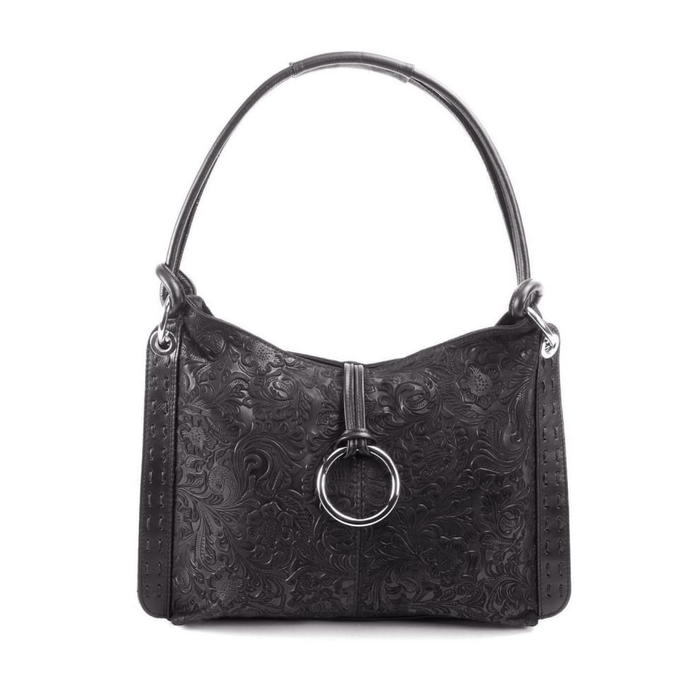 Сумка женская итальянская Roberta Firenze sissi 153 чёрная Сумка женская итальянская Roberta Firenze sissi 153 чёрная