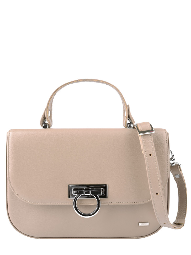 Сумка Esse 74618 МЕГАН PRALINE кожа бежевая Сумка Esse 74618 МЕГАН PRALINE кожа бежевая