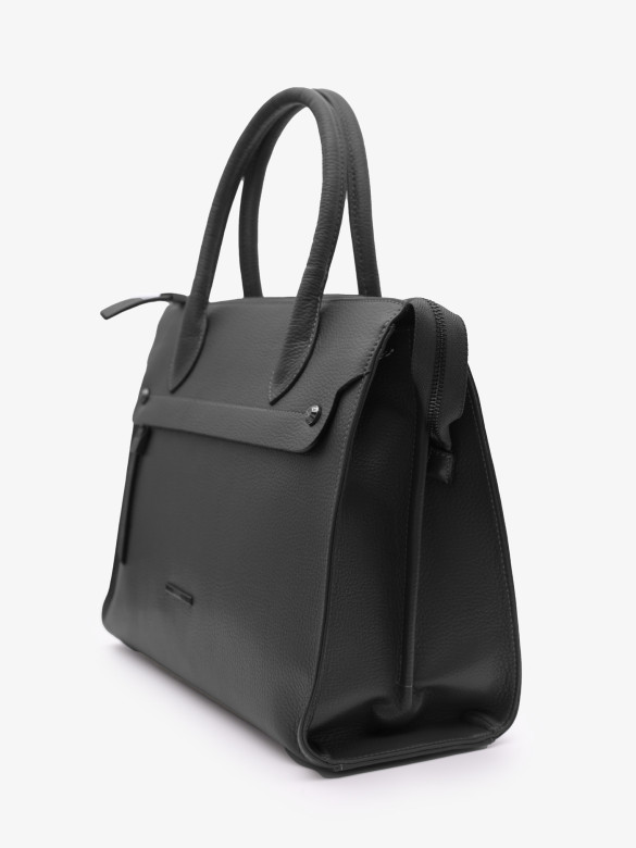 Сумка женская Karya 2441 тёмно-серая Сумка женская Karya 2441 тёмно-серая