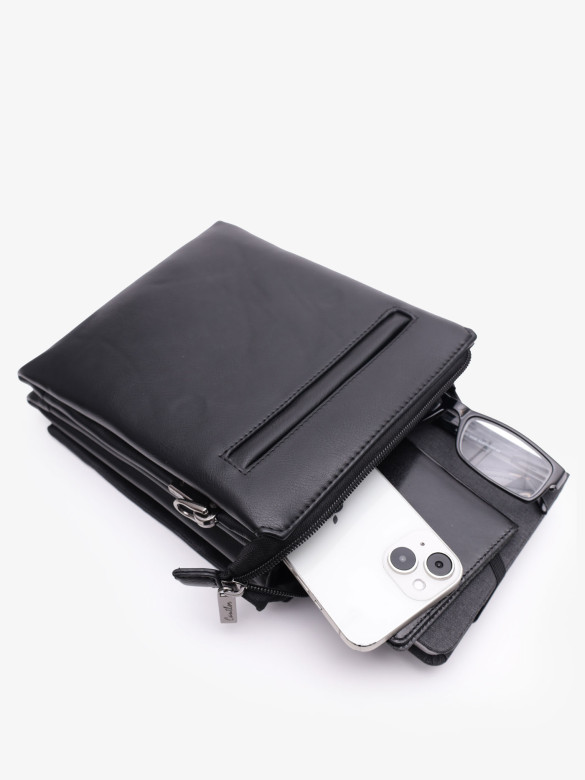 Сумка мужская Cantlor Ж03-Y02-2 черная Сумка мужская Cantlor Ж03-Y02-2 черная