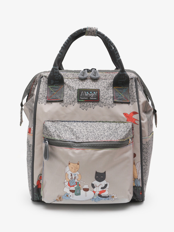 Сумка-рюкзак Minigirl 20186 коты