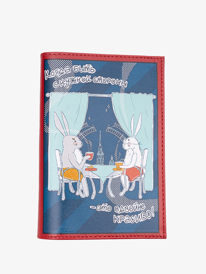 Обложка для паспорта ОП-104ft-1100/003 красный Обложка для паспорта ОП-104ft-1100/003 красный