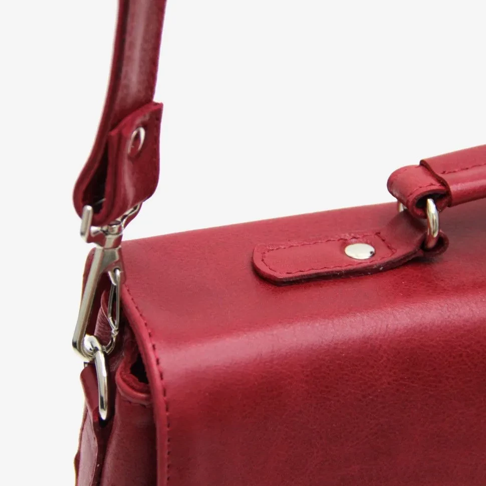 Портфель женский Maxsimo Tarnavsky 2025 красный пул ап