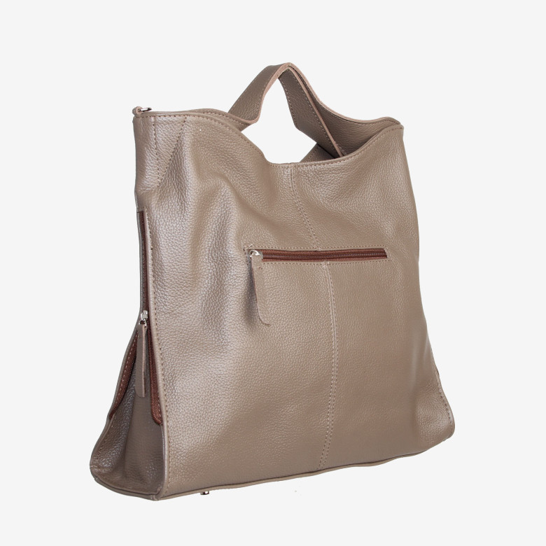 Сумка из кожи Maxsimo Tarnavsky 2029 капучино флотер