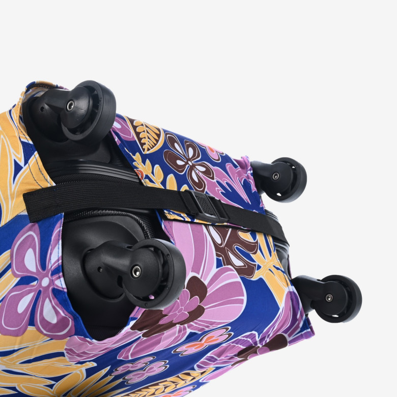 Чехол для чемодана Цветы сиреневые Чехол для чемодана Цветы сиреневые