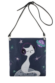 Сумка женская Protege, ДС-144-74 Кот № 45 чёрная Сумка женская Protege, ДС-144-74 Кот № 45 чёрная