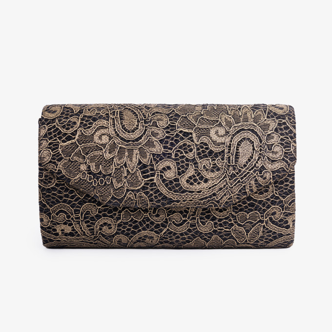 Клатч женский Funxilan 1708-2 black/gold Клатч женский Funxilan 1708-2 black/gold