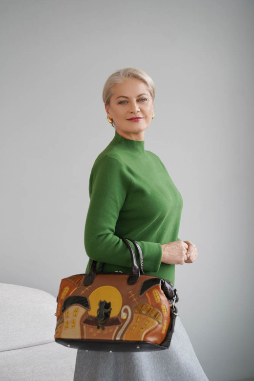 Сумка Protege ДС-195-196 "Город №6" темно-коричневый Сумка Protege ДС-195-196 "Город №6" темно-коричневый