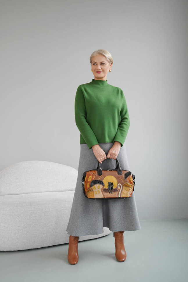 Сумка Protege ДС-195-196 "Город №6" темно-коричневый Сумка Protege ДС-195-196 "Город №6" темно-коричневый