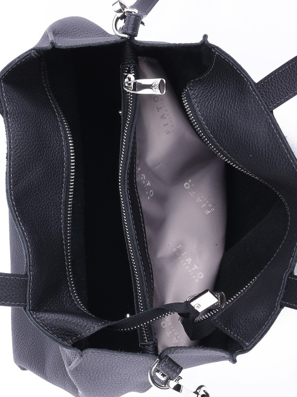 Сумка женская FIATO, 2614 вителло черная Сумка женская FIATO, 2614 вителло черная