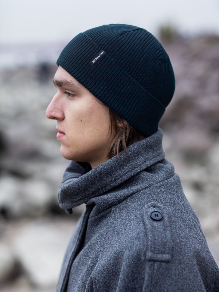 Шапка мужская 11468 MARHATTER тёмно-зелёный (57-59)