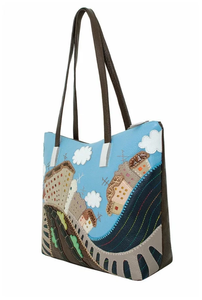 Сумка Protege ДС-356-217 "Город №27" коричневый Сумка Protege ДС-356-217 "Город №27" коричневый