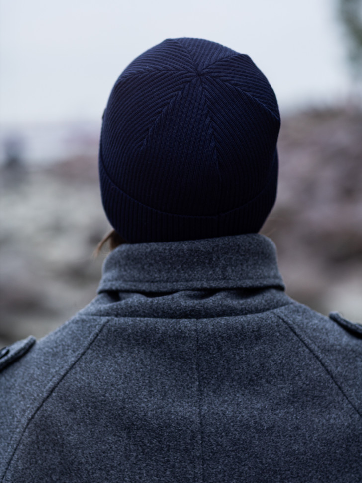 Шапка мужская 11468 MARHATTER тёмно-синий (57-59)