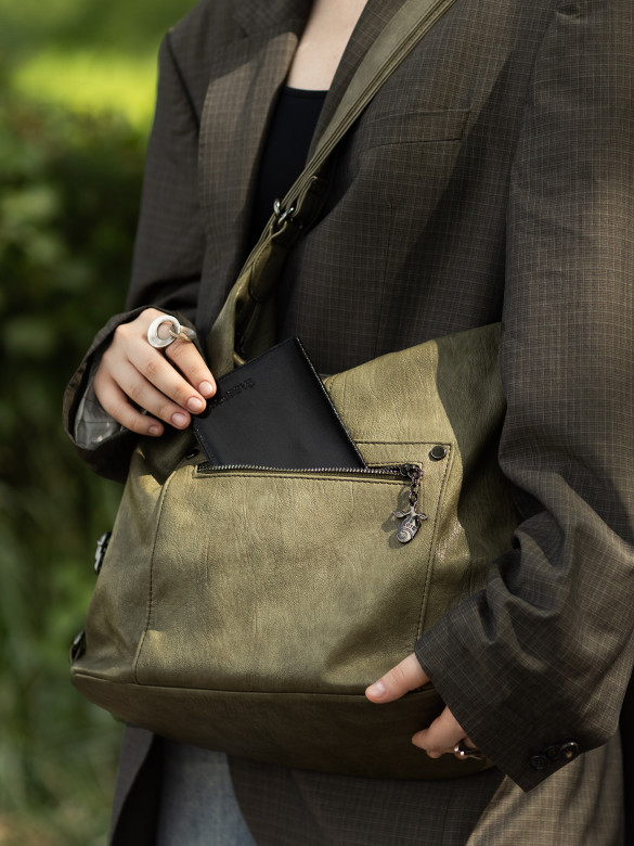 Сумка-рюкзак Roseshow 83130 хаки