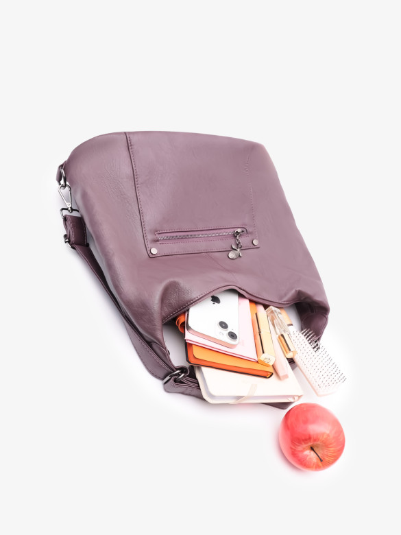 Сумка-рюкзак Roseshow 83130 темная сирень