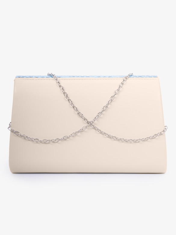 Клатч женский Funxilan 1704 beige/blue