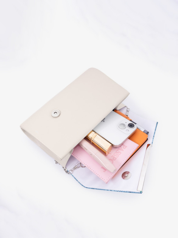 Клатч женский Funxilan 1704 beige/blue