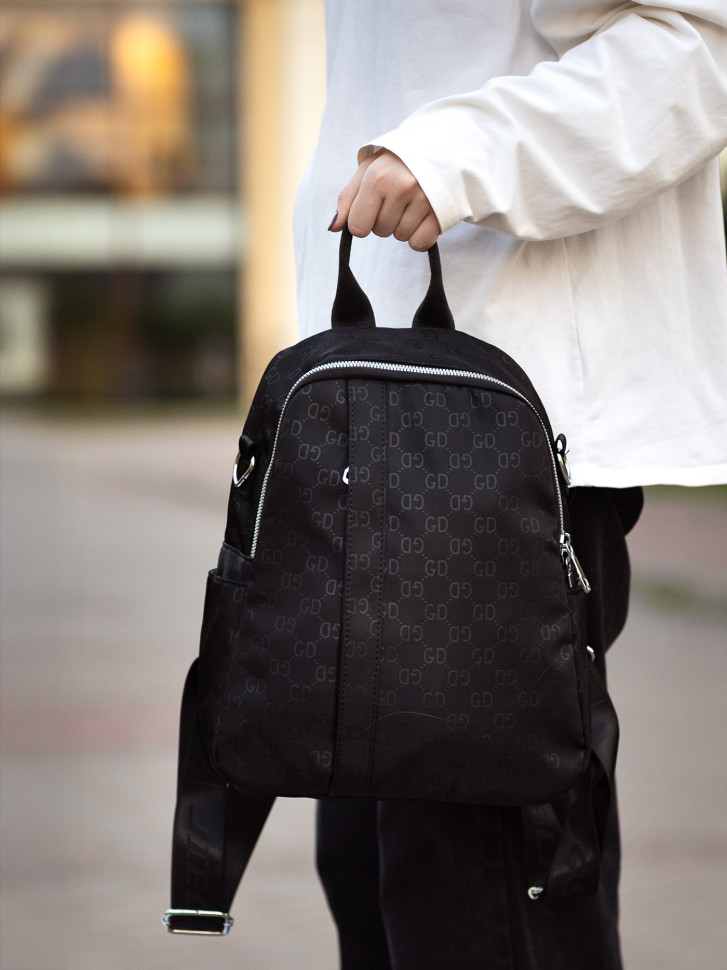 Сумка-рюкзак Jielshi 5228 чёрная Сумка-рюкзак Jielshi 5228 чёрная