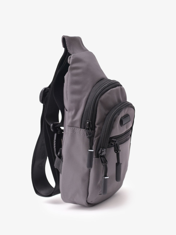 Рюкзак на одно плечо An 65365 серый Рюкзак на одно плечо An 65365 серый