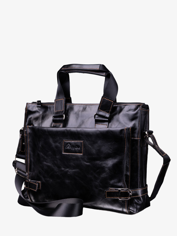Сумка мужская Baggins 1015 черная пул ап(портфель) Сумка мужская Baggins 1015 черная пул ап(портфель)