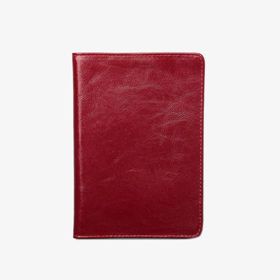 Обложка для паспорта 02-002-0951 бордо лак Обложка для паспорта 02-002-0951 бордо лак