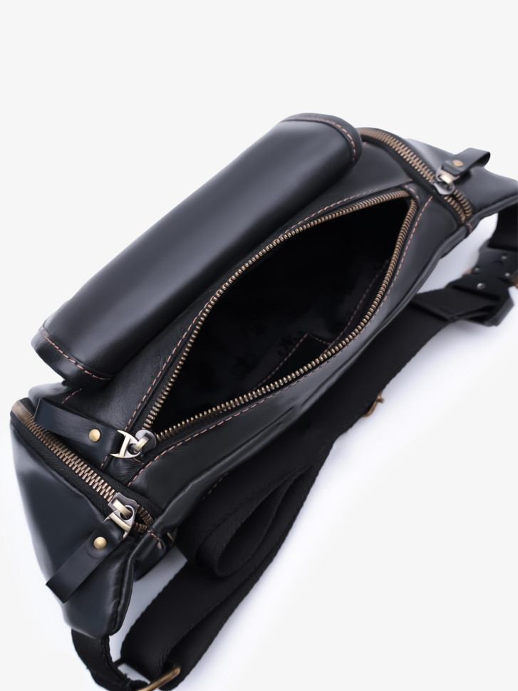 Сумка на пояс/плечо zн ALEXX ALG0116 черный пулап Сумка на пояс/плечо zн ALEXX ALG0116 черный пулап