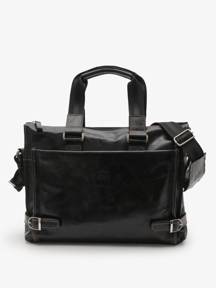 Портфель мужской кожа Maxsimo Tarnavsky 1015 чёрный пулл-ап Портфель мужской кожа Maxsimo Tarnavsky 1015 чёрный пулл-ап