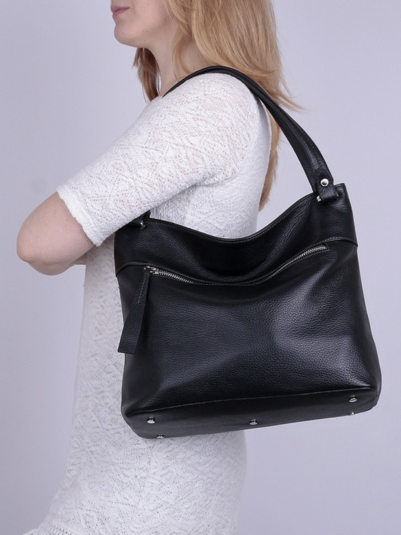 Сумка женская Curanni, 2418 вителло черная Сумка женская Curanni, 2418 вителло черная