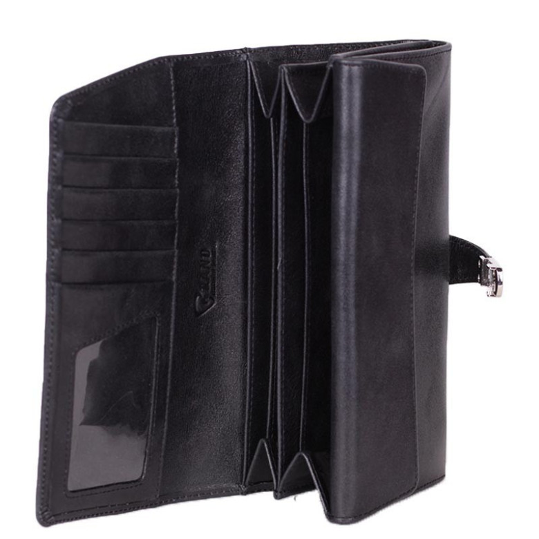 Портмоне женское Grand, 02-208-0513 тёмно-серое