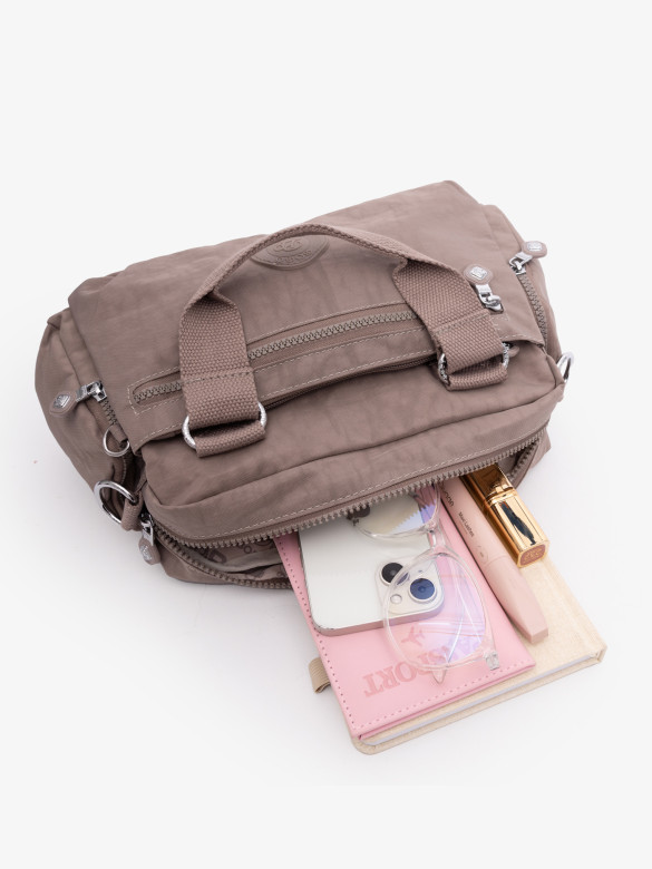 Сумка женская Bobo 66108 темно-бежевая