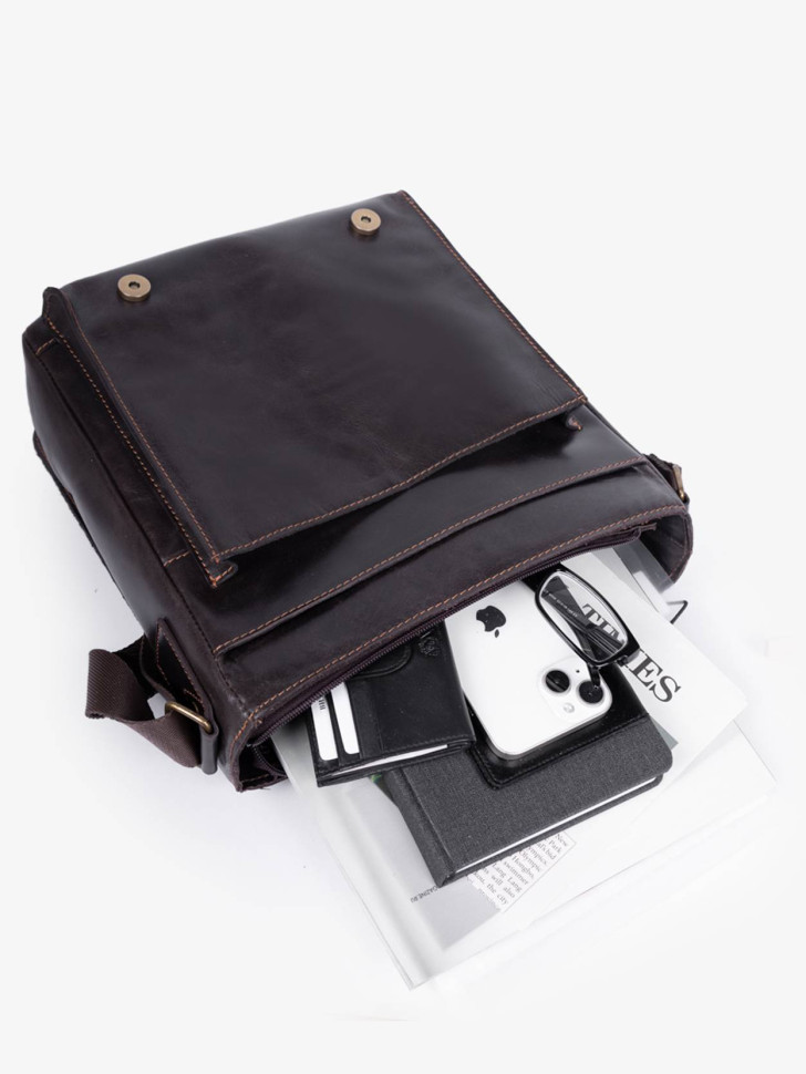 Сумка мужская zн ALEXX ALG0123 коричневая