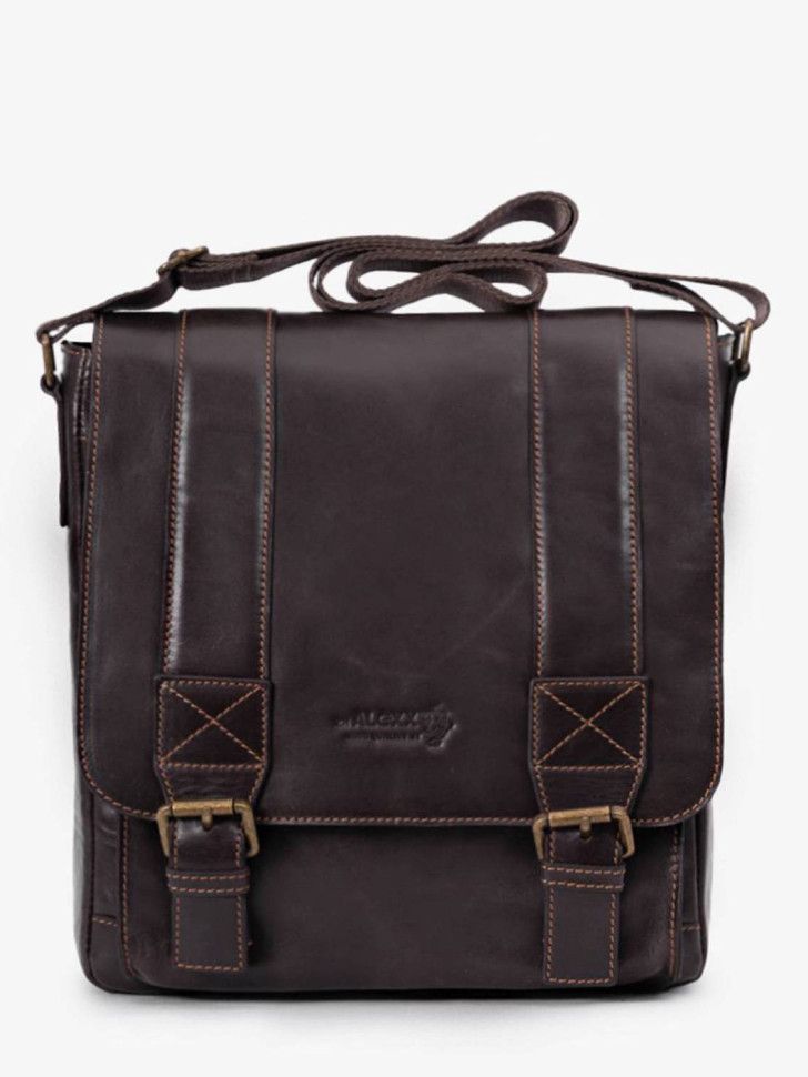 Сумка мужская zн ALEXX ALG0123 коричневая