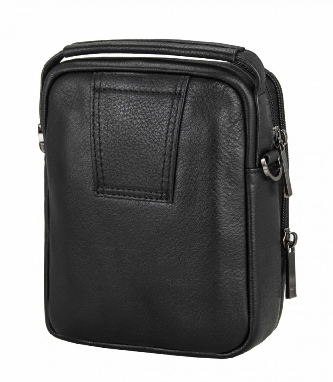Мужская сумка через плечо Hight Touch 422-5 чёрная Мужская сумка через плечо Hight Touch 422-5 чёрная