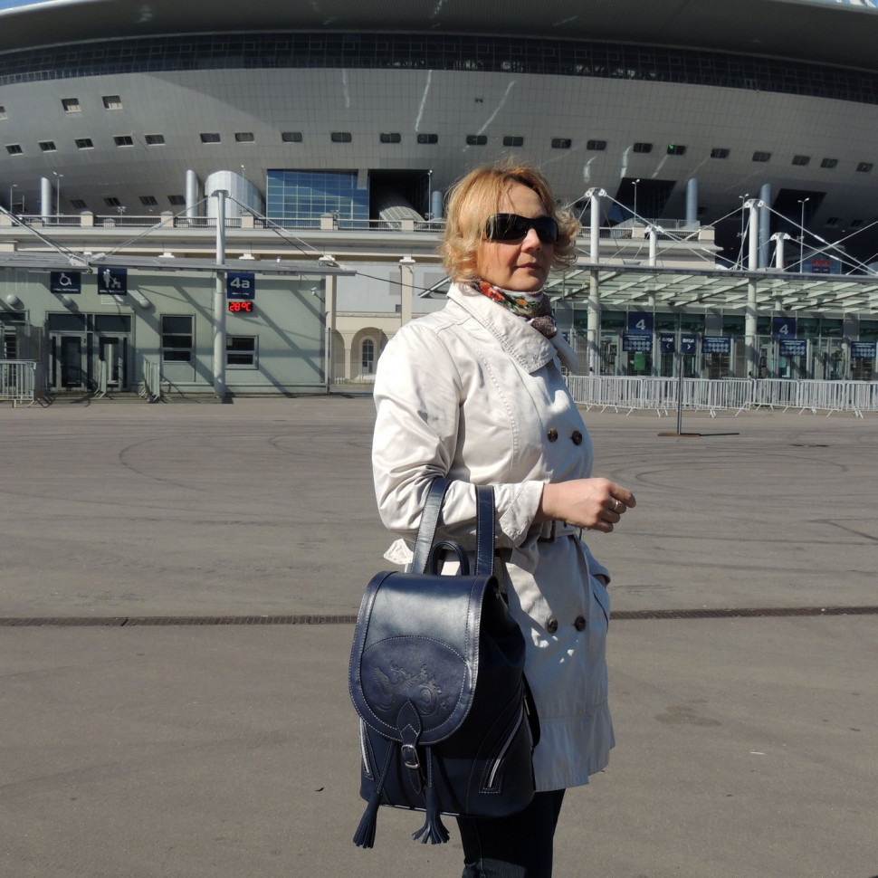 Рюкзак женский Natalia Kalinovskaya, "Валери" синий