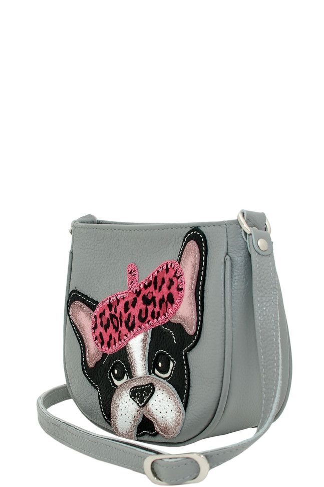 Сумка женская Protege, ДС-432-258, "Бульдог №3" бордо