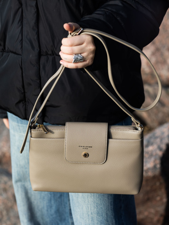 Сумка женская David Jones 7829 warm taupe
