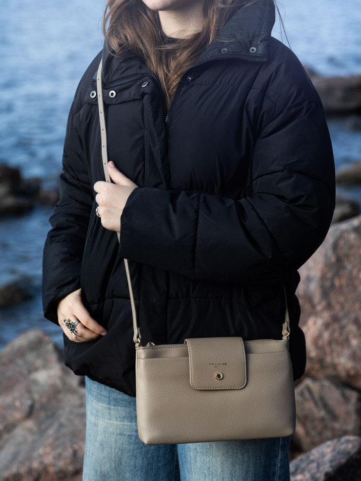 Сумка женская David Jones 7829 warm taupe