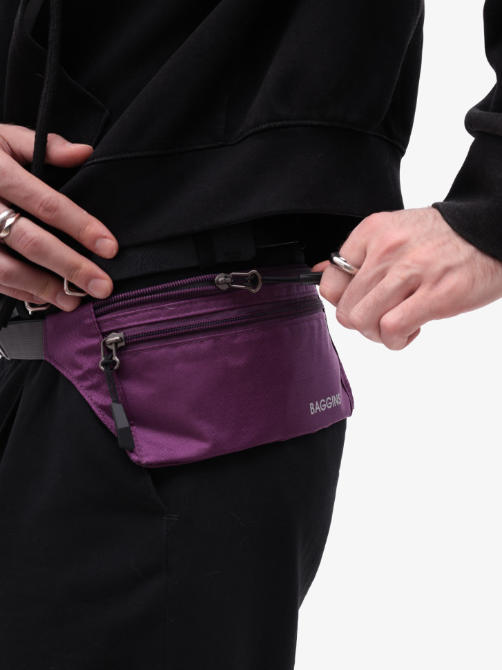 Сумка на пояс Baggins 6172 фиолетовая Сумка на пояс Baggins 6172 фиолетовая