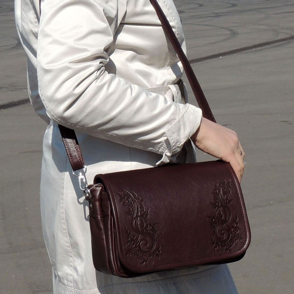 Сумка женская Natalia Kalinovskaya, "Стела" коричневая