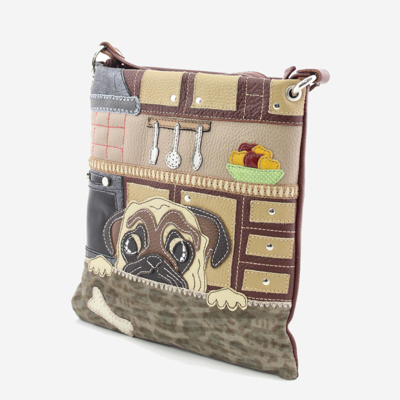 Сумка женская Protege, ДС-144-116 Мопс мокко Сумка женская Protege, ДС-144-116 Мопс мокко