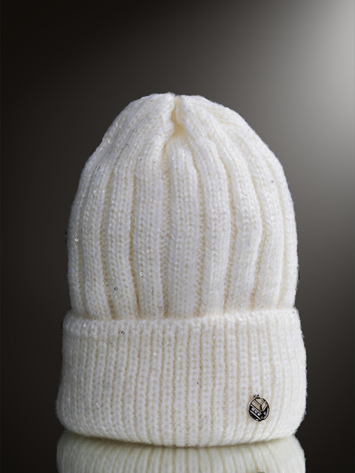 Шапка женская 12838/2 MARHATTER молочный (56-58) Шапка женская 12838/2 MARHATTER молочный (56-58)